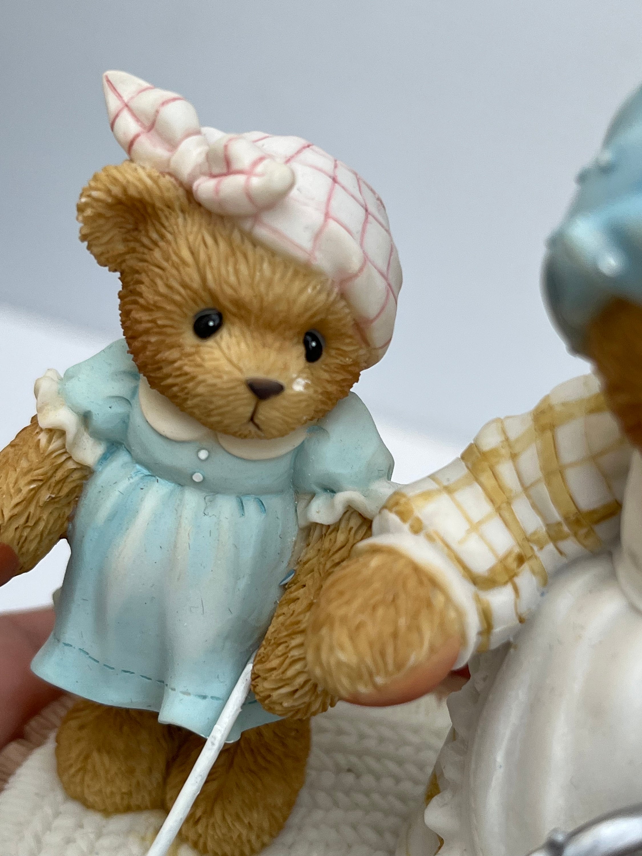 AS IS Cherished Teddies Figurine, Charlotte & Elaine, Home Decor