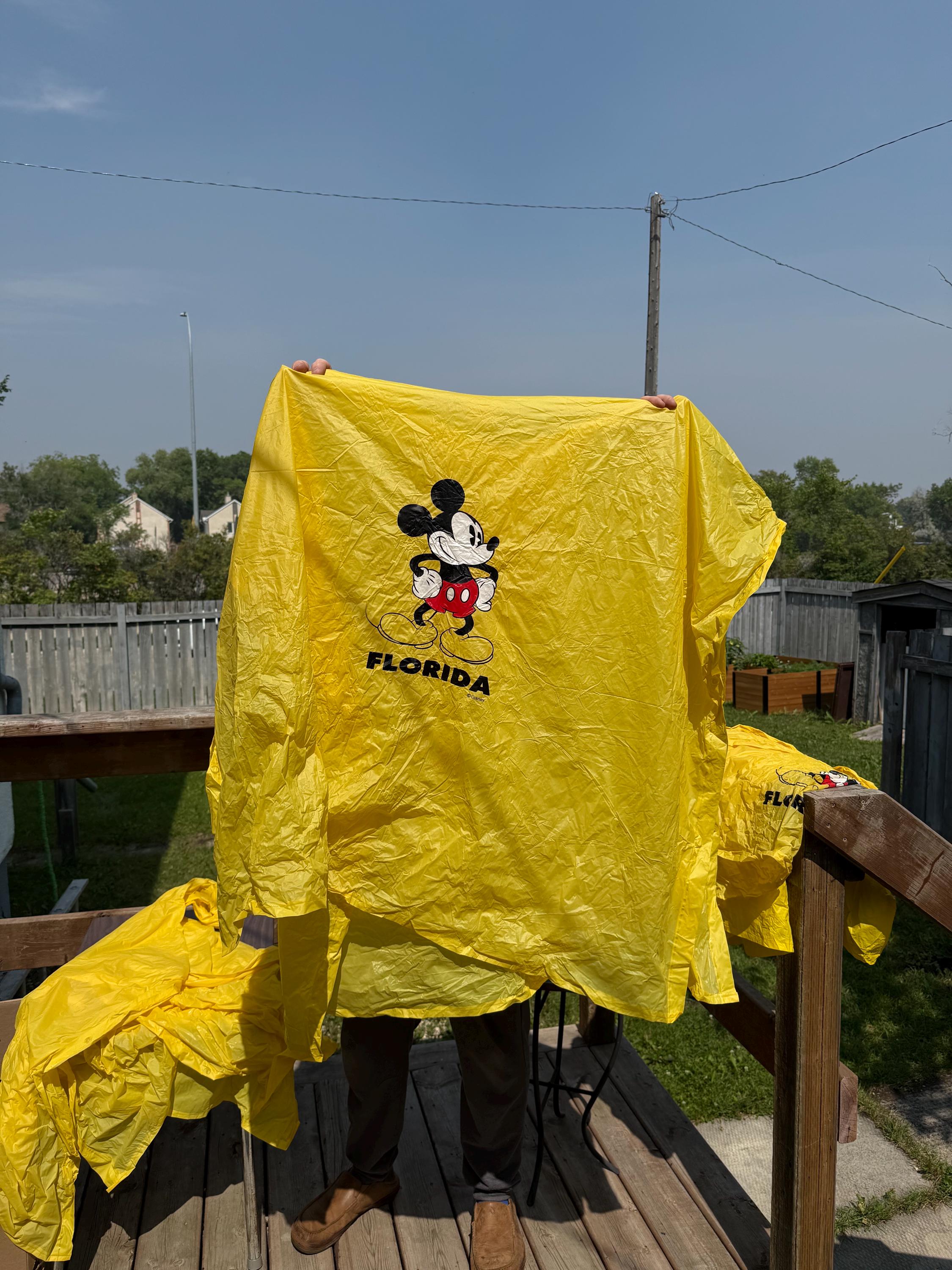 ponchos de pluie Disney vintage Mickey, ponchos pour enfants