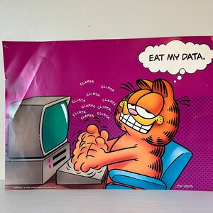 Gift Idea: Vintage Garfield Poster 13.5