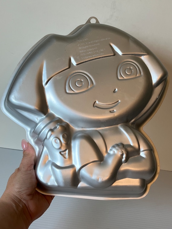 Dora the Explorer Cake Pan, Aluminum Back Pack Shape, Birthday