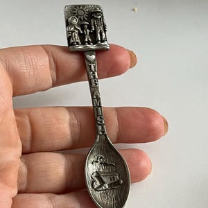 The Amish Vintage Souvenir Spoon Collectible, Travel Memorabilia, Collectible Spoon, Retro Kitchen Decor, Gift For Collector