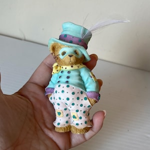 Cherished Teddies Bear Figurine 2002 Don, Adorable Collectible Gift