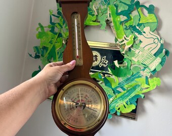 フィッシャー シェラトン ウェザーステーション 温度計 気圧計 湿度計