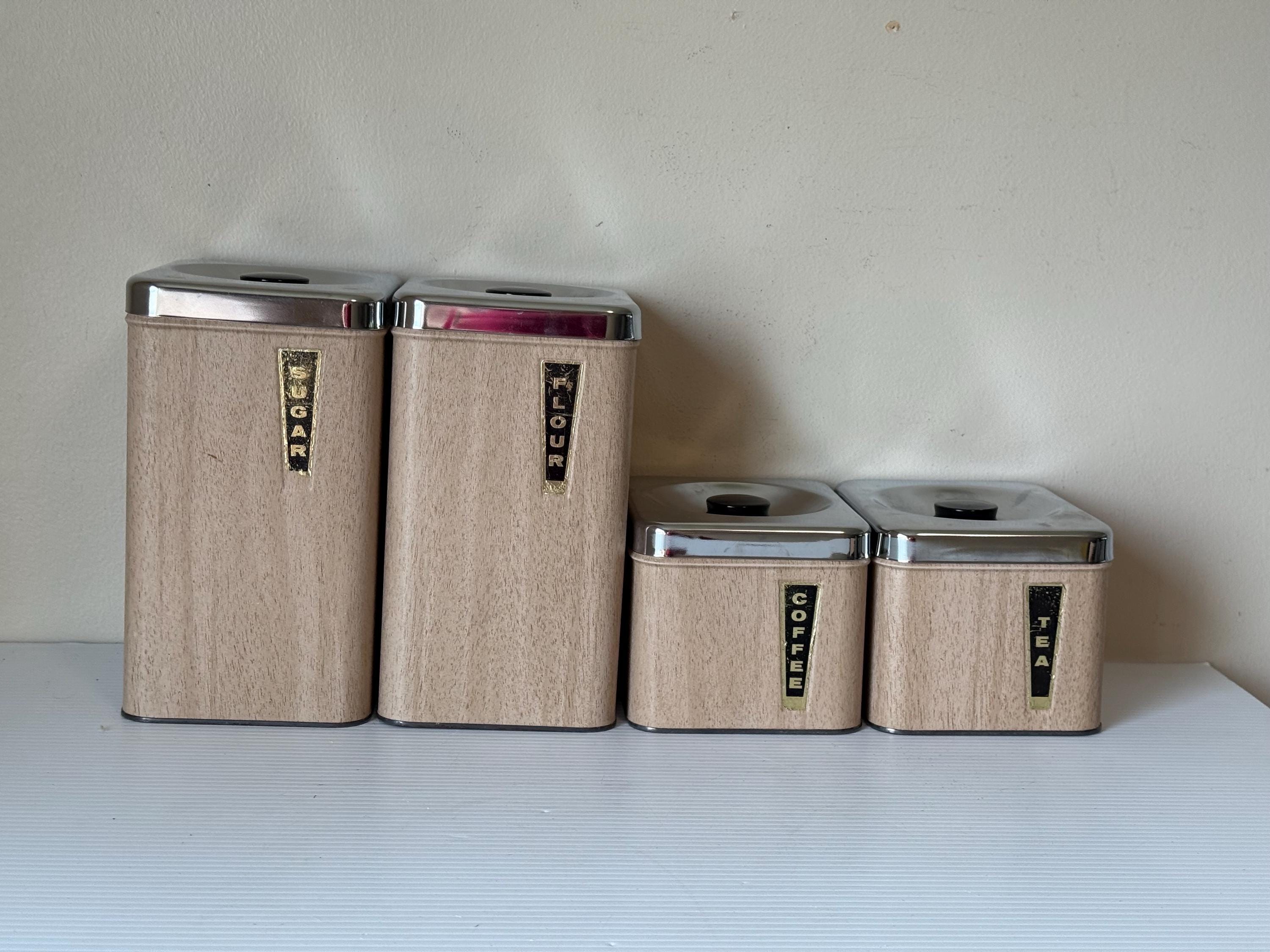 Vintage coffee canister tin - Etsy 日本