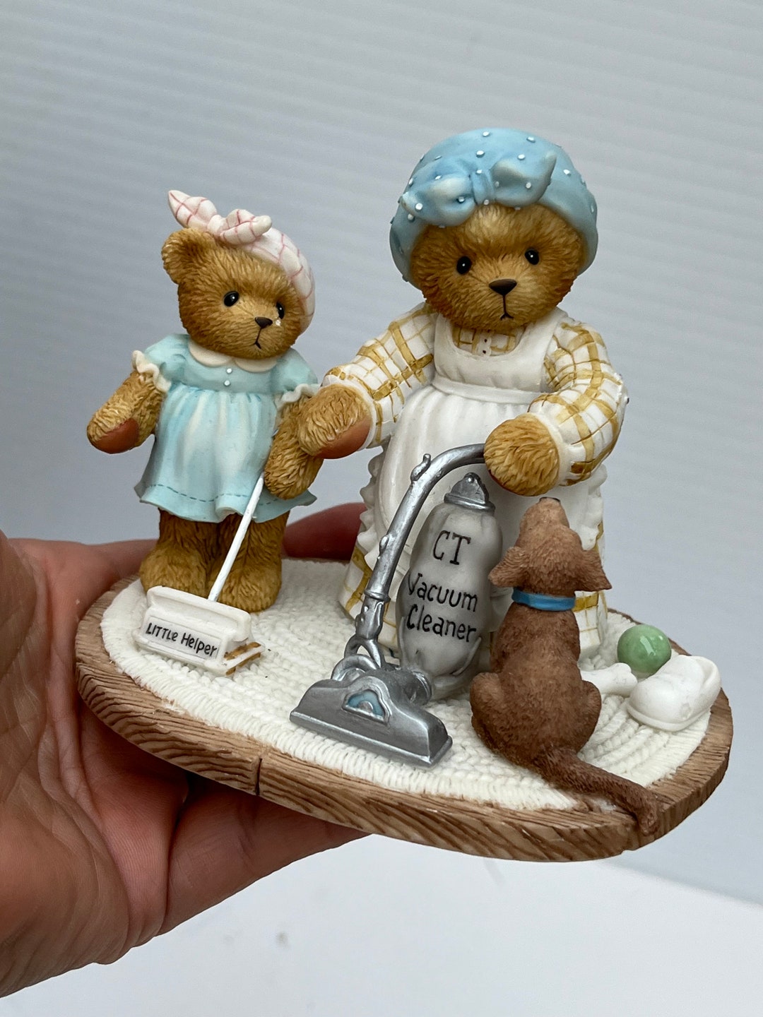 その他 Cherished Teddies CT0015 Donavon & Ellie AS IS Cherished Teddies Figurine, Charlotte & Elaine, Home Decor