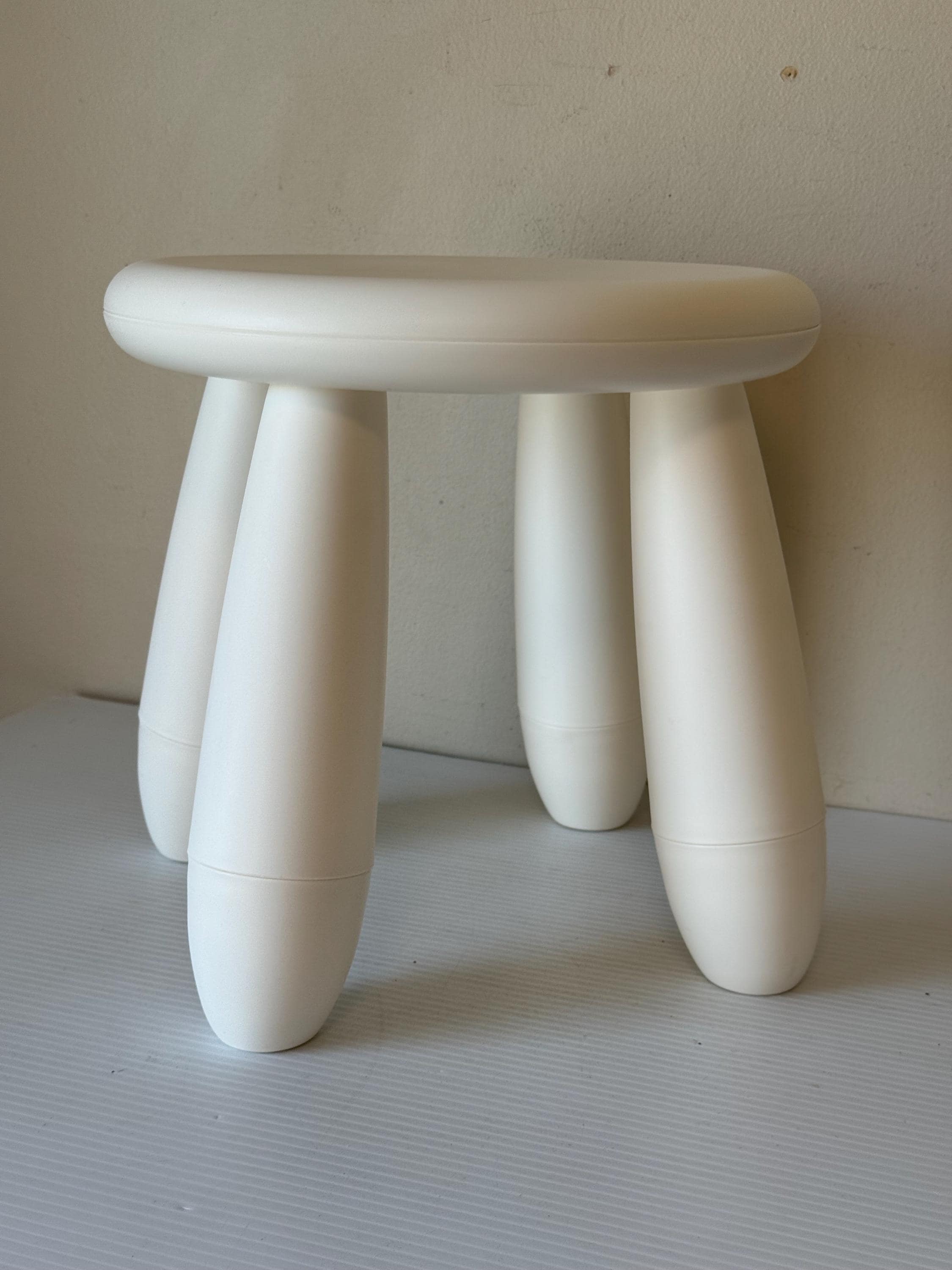 Mammut Kids White Chair IKEA MAMMUT White Children's Stool