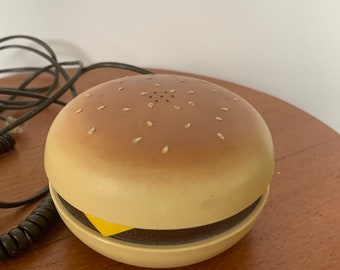 Vintage Hamburger/Cheeseburger Telephone, 1970's phone - Home Decor ****Does Not Work****