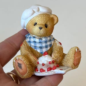 Cherished Teddies Matthew 1995, A Dash Of Love, Collectible Figurine, Gift For Teddy Lovers, Vintage Collectible Valentines