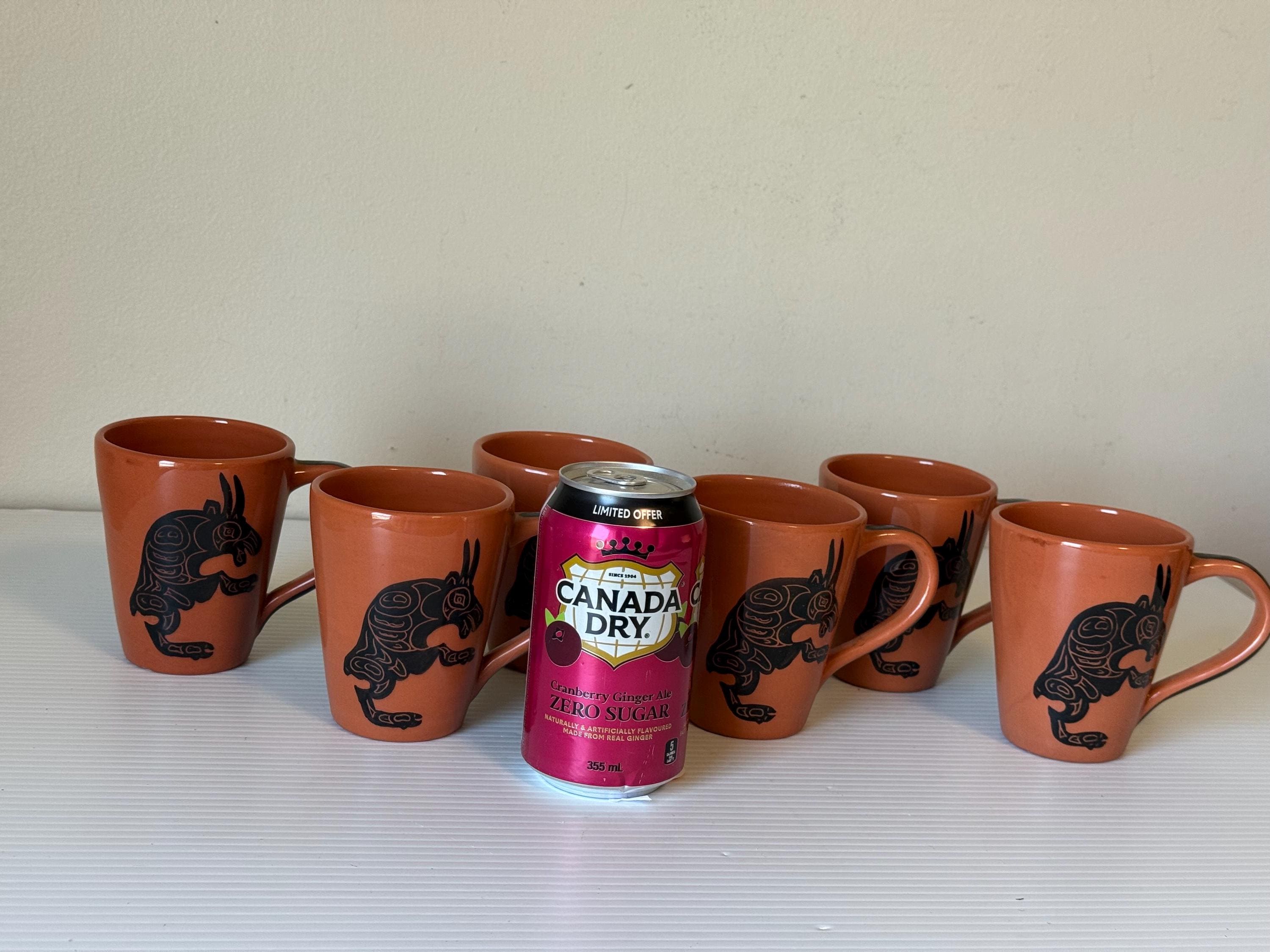 Kokopelli Terra Cotta Coffee Mugs, Native American Flute Player, BC Pottery  - Etsy