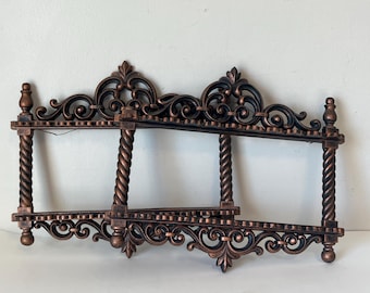 Set Of 2 Coppercraft Plastic USA 1970s Spoon Rack, Collectors Lure, Wall Necklace Display, Jewelry Organizer, Dressing Room Decor, Gift