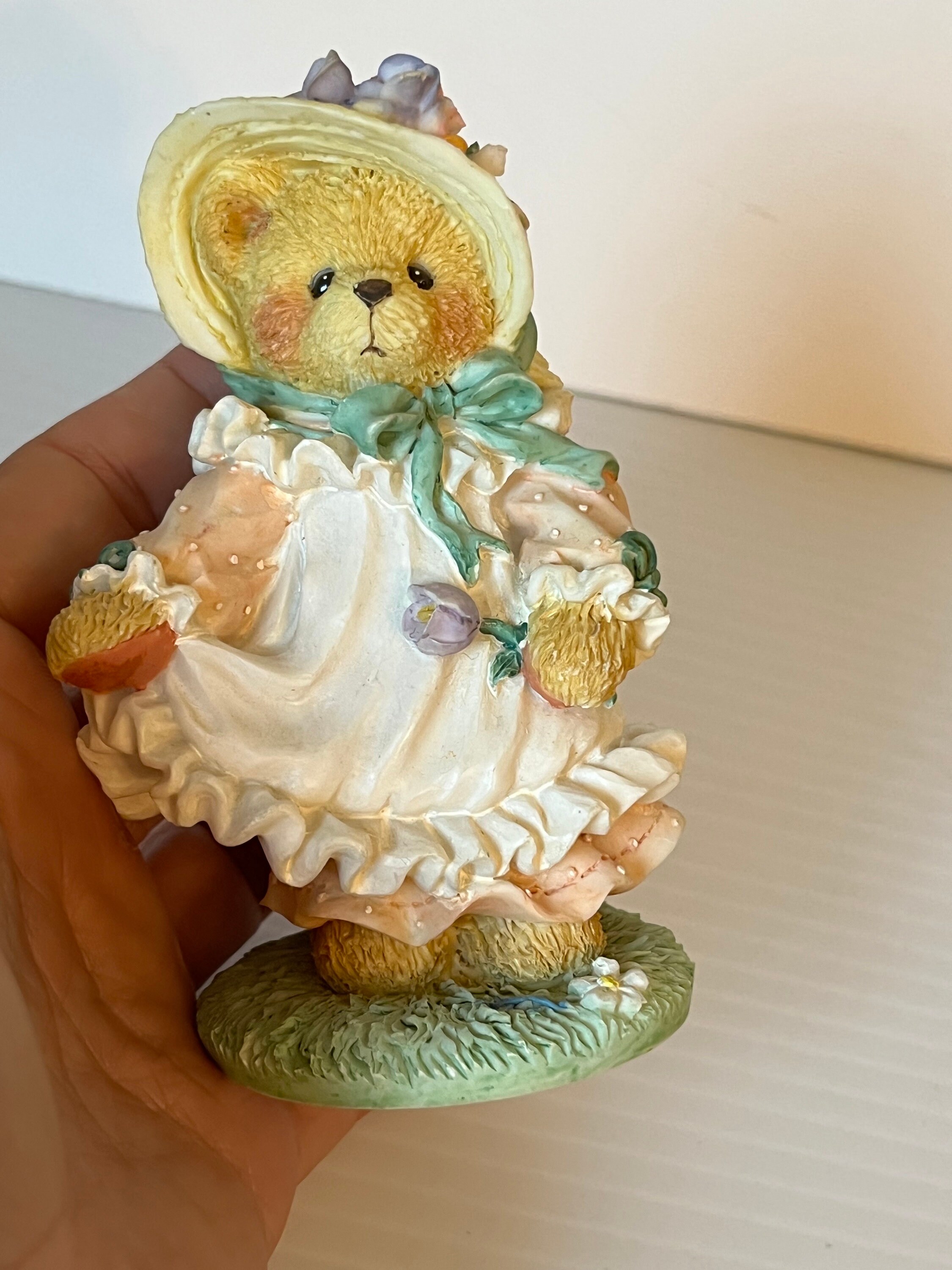 Cherished Teddies Hope Figurine, Love is Ever-blooming Collectible