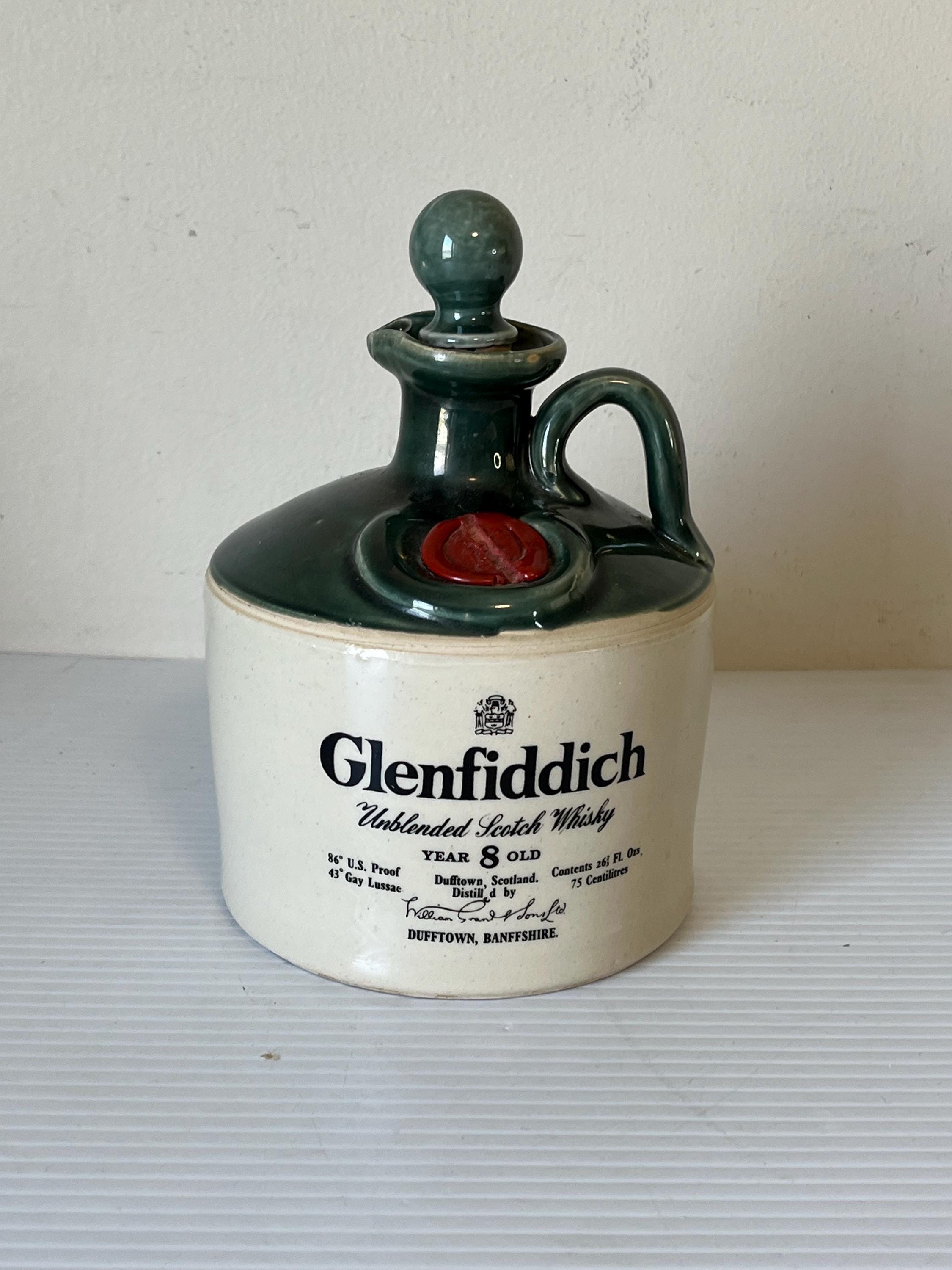 Glenfiddich 8 Year Old Whiskey Jug, Collectible Bar Decor - Etsy