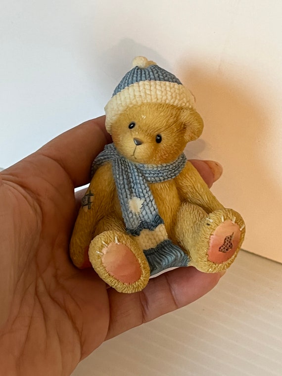 Cherished Teddies Nikki Cold Winter's Day Figurine, Gift for Teddy