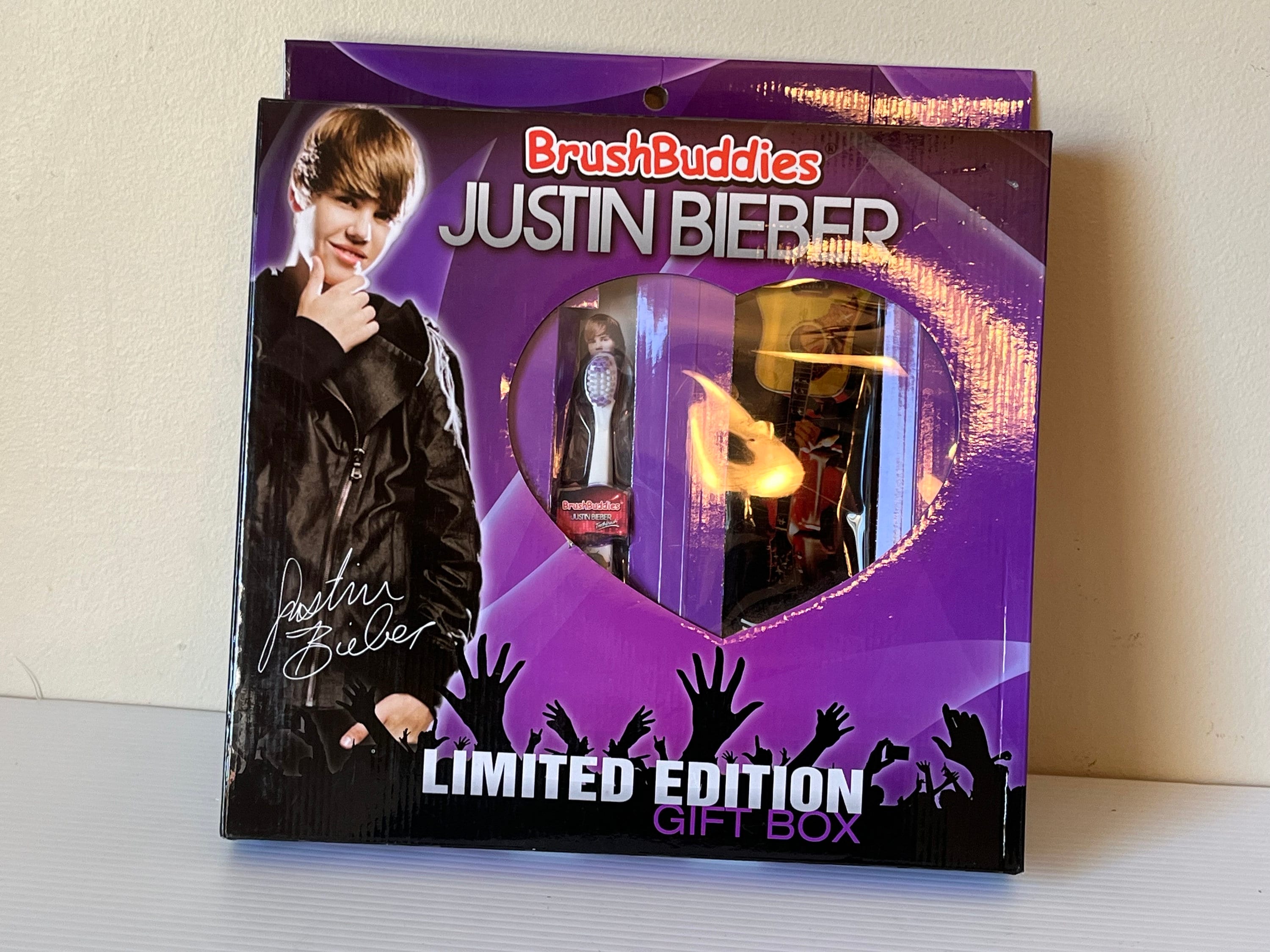 Justin Bieber Brush Buddies Limited Edition Box, Pop Star