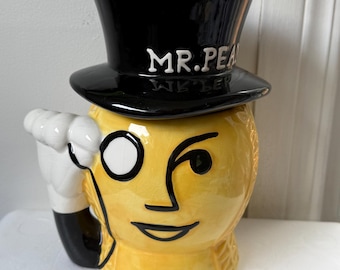 Mr. Peanut Cocktail Peanut Koekjestrommel, vintage keukendecor, collectible koekjestrommel, snackopslag, leuk cadeau