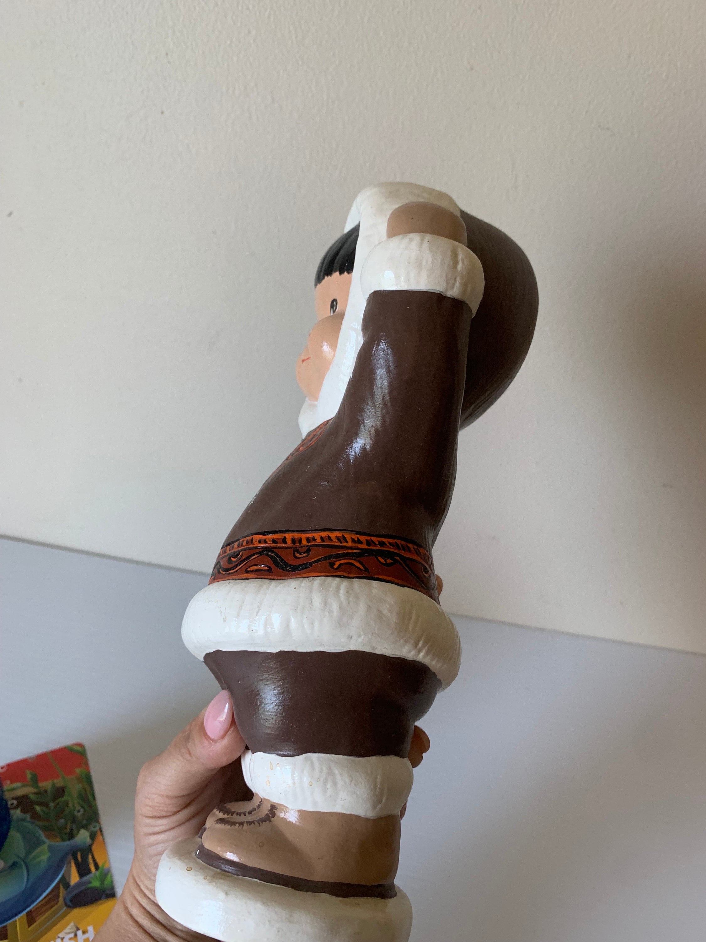 Vintage Homemade Inuit Figurine, Arctic Art Gift Piece - Etsy