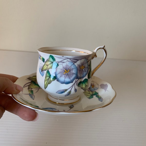 Exquisite Antique Vintage Teacup: Perfect for Royal Albert MorningGlory Teacup and Saucer or as Thoughtful Gifts for Mothers Day, Birthdays