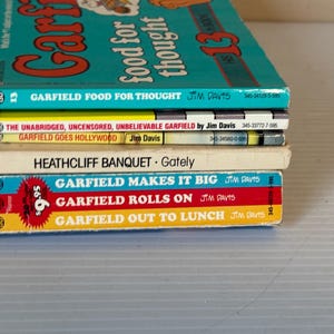 Garfield Comic Book Bundle, Heathcliff, Garfield Fat Cat 3-Pack, Cartoon Lover Gift, Collection Set