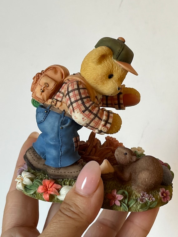 Forest Teddy Bear Enesco Cherished Teddies Cameron Figurine