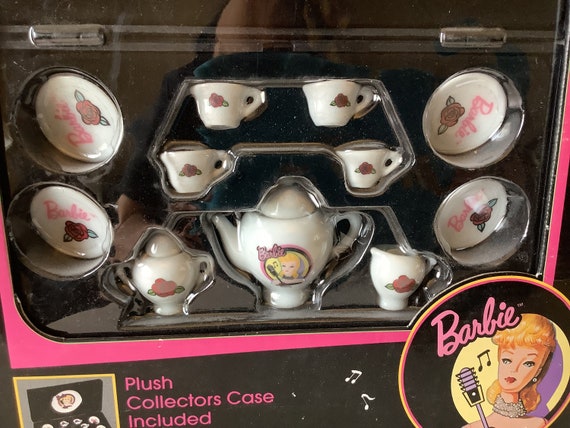 Barbie China Tea Set Vintage 1995 Collectible Toy Pretend Play Tea Party Doll Accesory Kids Tea Set Etsy Canada
