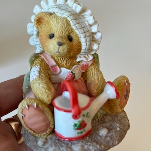 Ella Love Grows in my Heart Figure, Cherished Teddies, Collectible Teddy Bear, Gift for Collectors, Heartfelt Memory