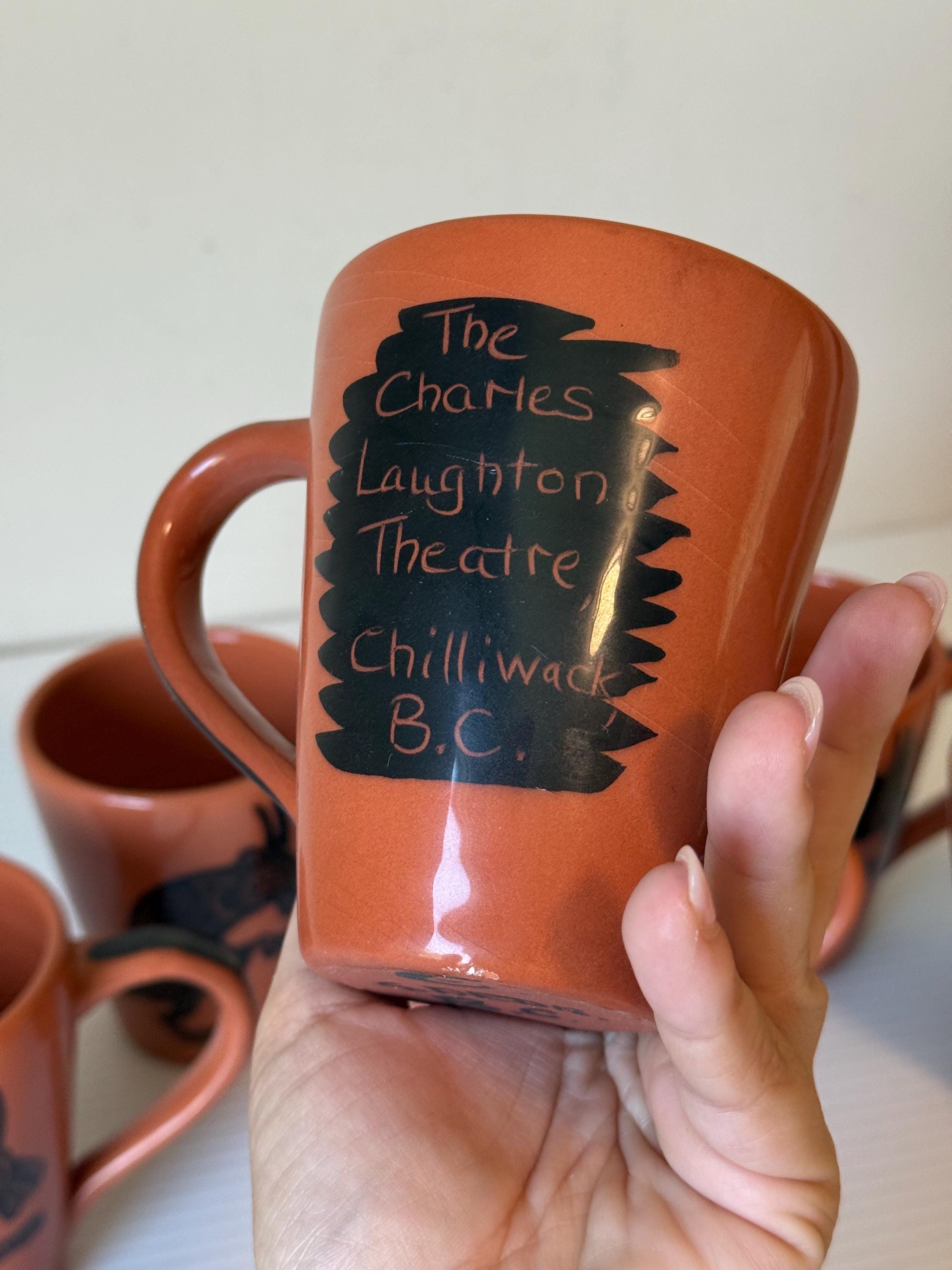 Kokopelli Terra Cotta Coffee Mugs, Native American Flute Player, BC Pottery  - Etsy