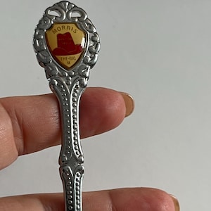 Morris Manitoba Vintage Souvenir Spoon Collectible, Travel Memorabilia, Collectible Spoon, Retro Kitchen Decor, Gift For Collector