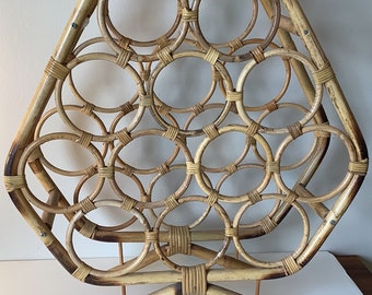 Vintage 1960's bamboo wine rack