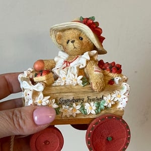 Cherished Teddies Diane Figurine, Special Gift for Her, Collectible Figurine, Teddy Bear Lover Gift, Cute Home Decor