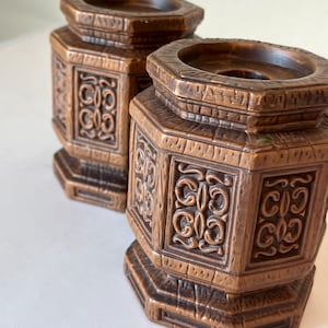 Vintage Pair Candlestick Holders, Metal Candlesticks, Home Decor, Classic Decor, Collectible Candlesticks