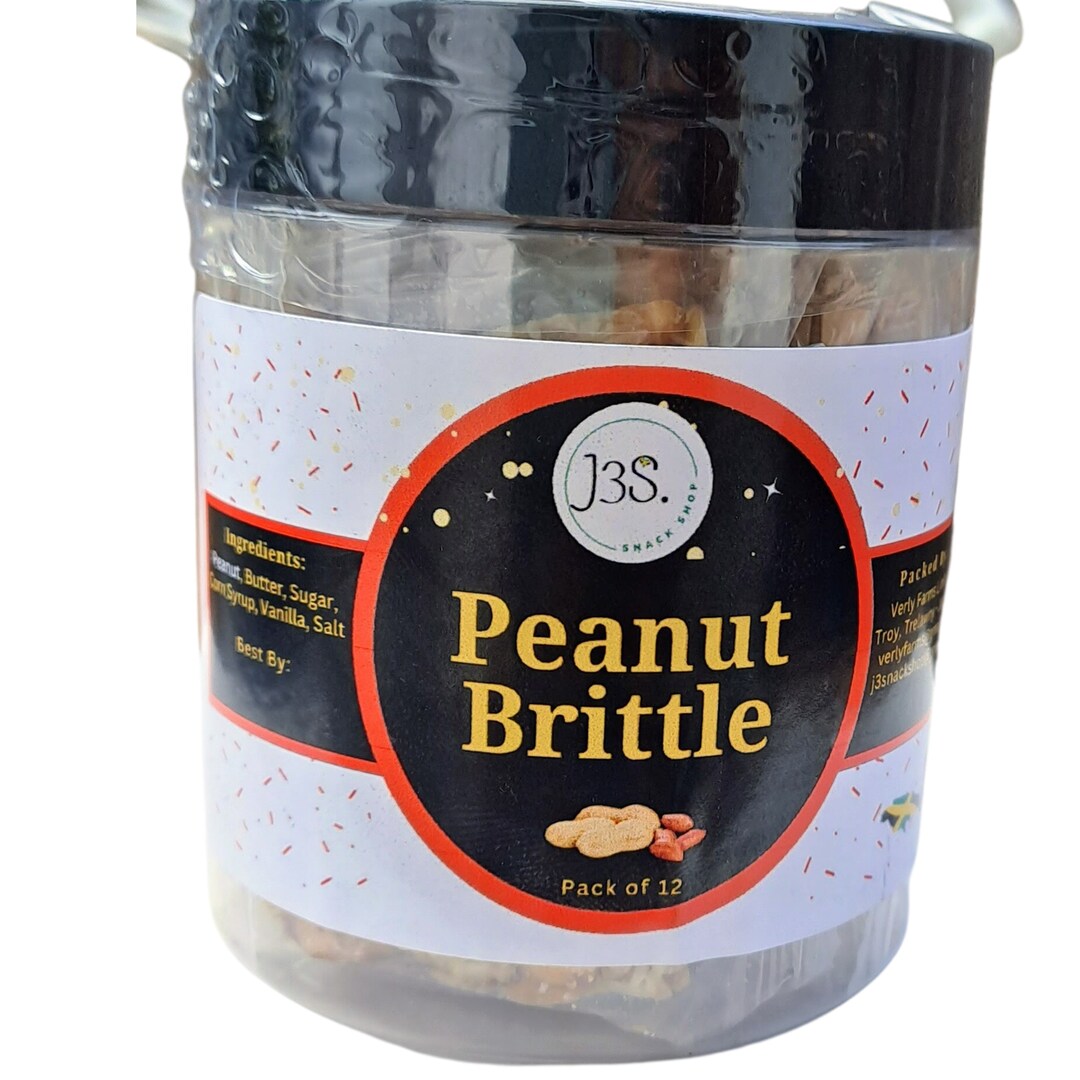 Jamaican Peanut Brittle Jamaican Candy Jamaican Snack Etsy