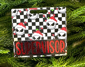 Holiday Badge Buddy | Stocking Stuffer | Gifts for Her | Custom Badge Buddy | ID Badge | Badge Identifier| RN Gifts
