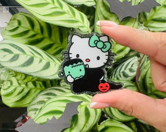 Halloween Cartoon Badge Reel | Personalized Gift