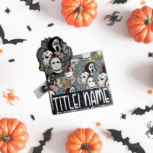 Halloween Badge Buddy | Halloween Reel | Gifts For Her | ID Holder | Hospital Essentials