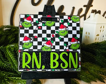 Holiday Badge Buddy | Stocking Stuffer | Gifts for Her | Personalized Badge Buddy | ID Badge | Badge Identifier | RN Gift | CRNA Gift