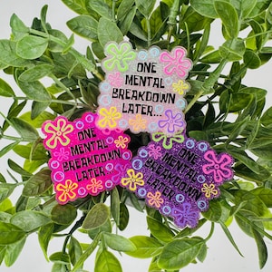 Mental Breakdown Badge Reel | Funny Medical ID Holder