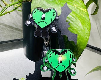 Cartoon Reel | Halloween Badge Reel | Gifts for Her | ID Holder