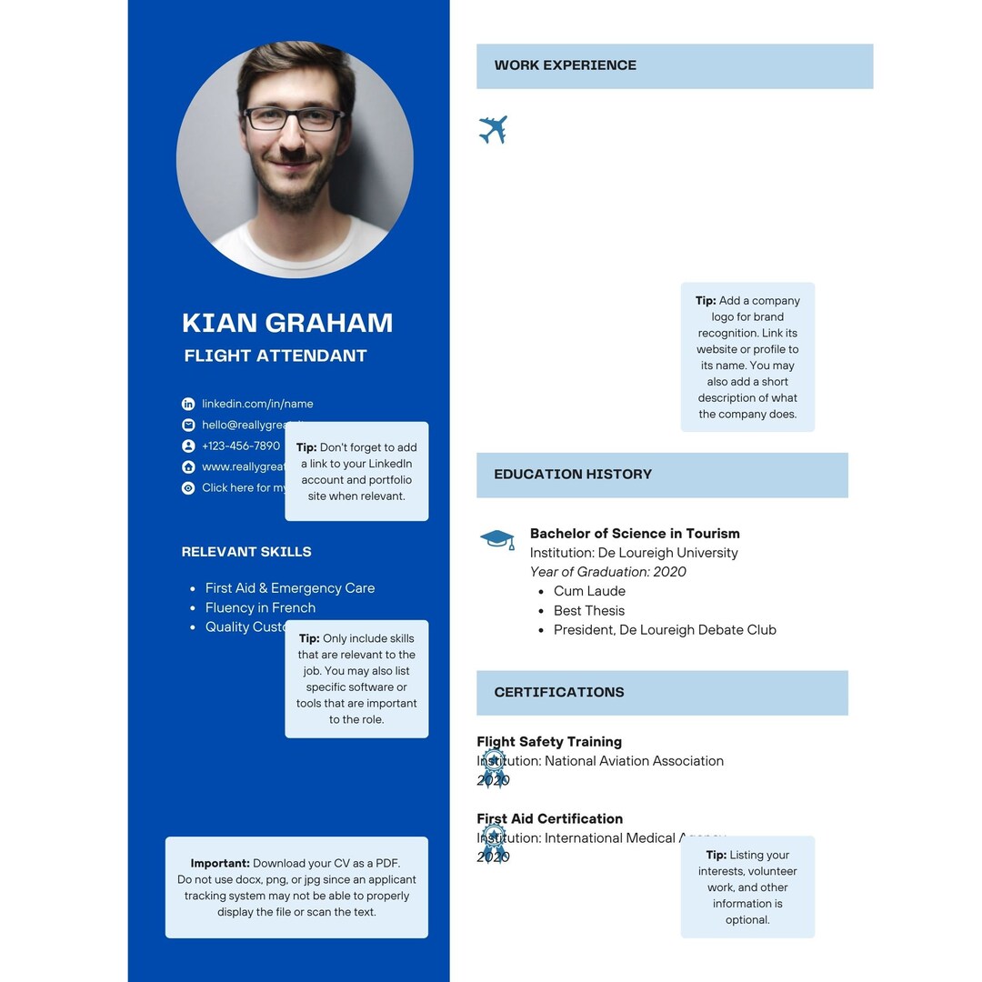 canva-resume-template-with-photo-professional-resume-template-etsy-australia