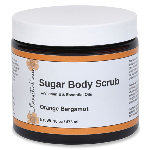 Orange Bergamot Sugar Scrub 16oz