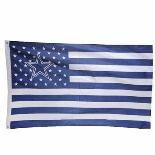 WinCraft Dallas Cowboys Retro Stripes 3x5 Foot Flag, Officially Licensed Polyester With Grommets