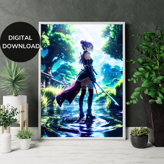 Anime Girl 2 Adorable Anime Girl Wall Art Stylish Anime Girl - Etsy Anime Girl 2 Adorable Anime Girl Wall Art Stylish Anime Girl - Etsy