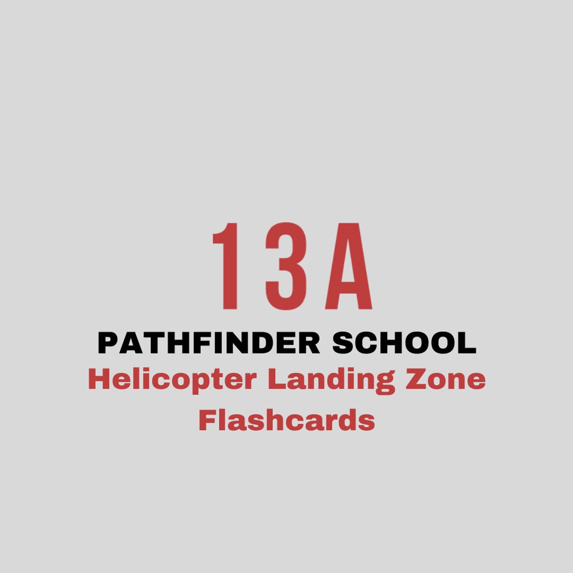 US Army Pathfinder School Helicopter Landing Zones HLZ Study Etsy
