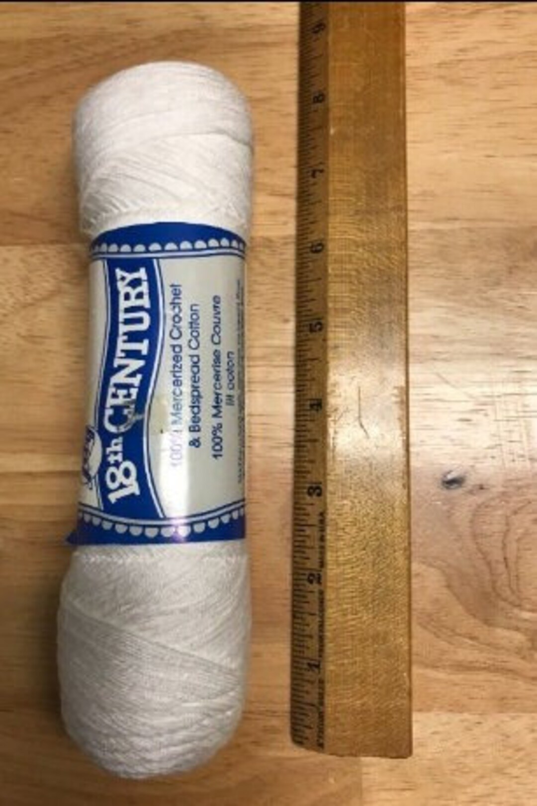 18th Century100 Mercerized White Cottoncrochet Thread Etsy