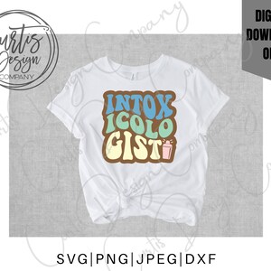 Intoxicólogo bebiendo intoxicado svg dxf png jpeg descarga digital