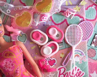 3D Printed Magnetic Haptic Slider Fidget Toy: Barbie Edition (Set of 3)