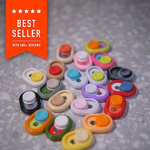 3D Printed Customizable Magnetic Haptic Slider Fidget Toy - Desk Toy, Eco-Friendly Gift