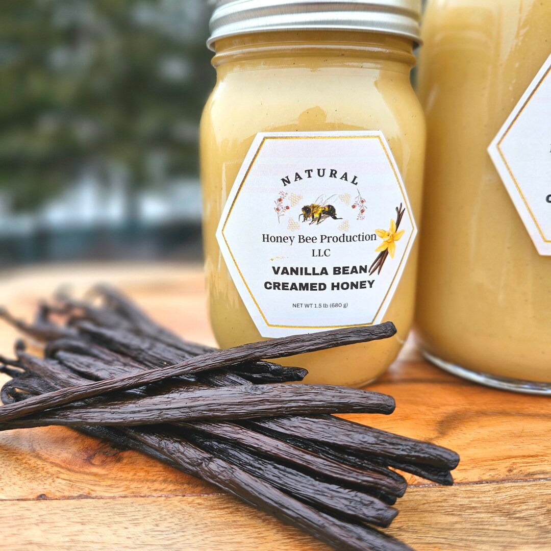 Vanilla Creamed Honey Organic Vanilla Bean Infused Honey Minnesota