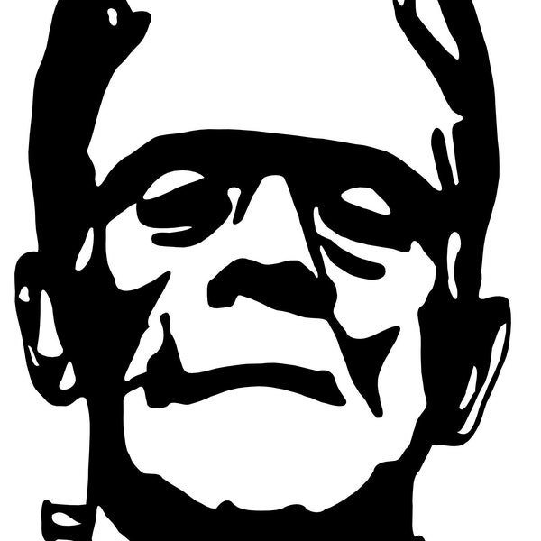 Frankenstein Stencil - Etsy