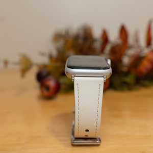 Personalized Leather Apple Watch Band: Handmade, Fits Series 1-8 & SE