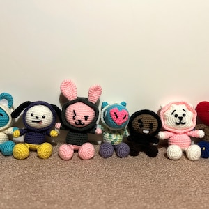 BTS, BT21 Crochet, K-pop Dolls, Amigurumi